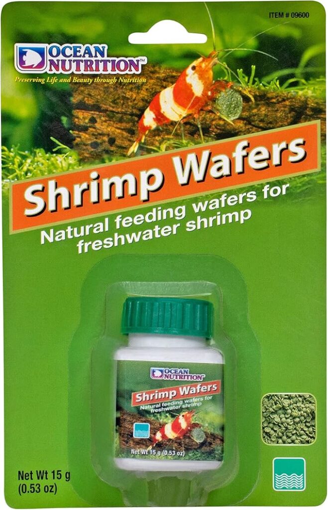 Shrimp-specific pellets and wafers